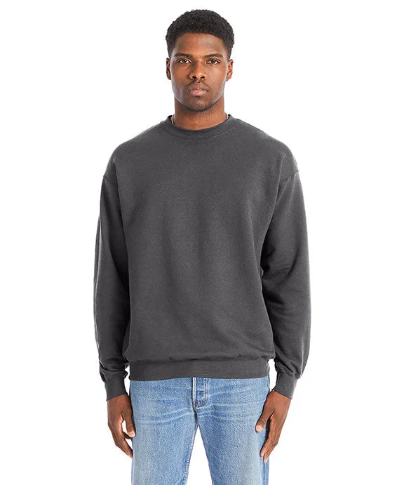 RS160 - Hanes Adult Perfect Sweats Crewneck Sweatshirt | Smoke Grey