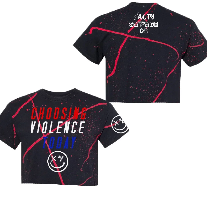 Black Red Splatter