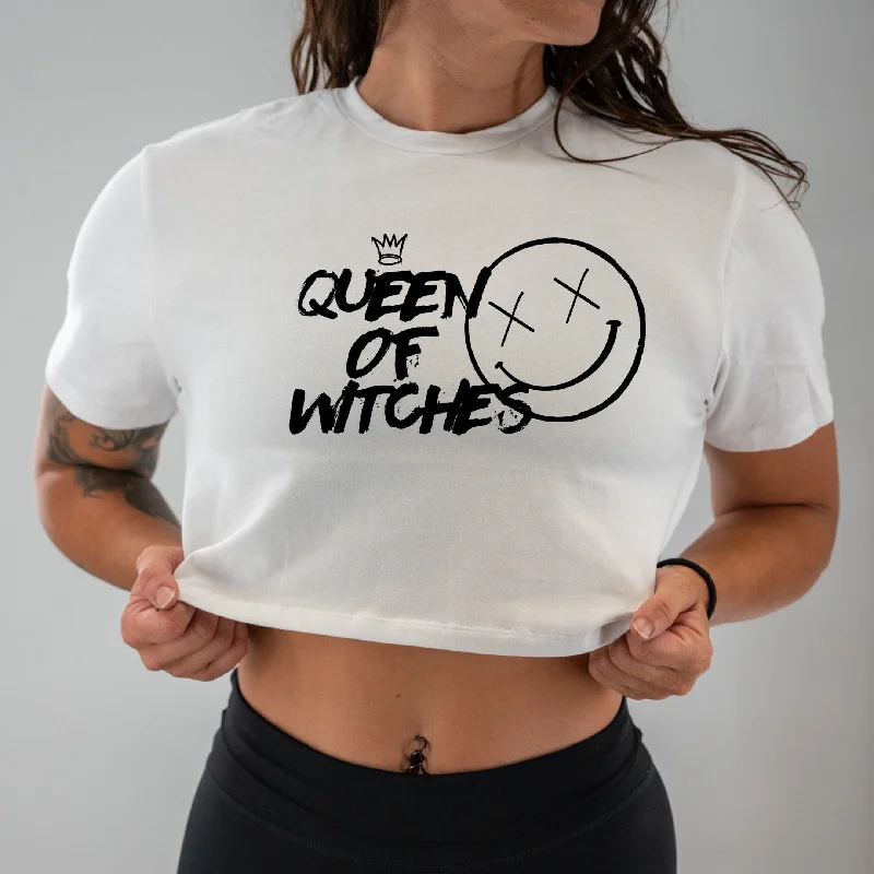 Salty Savage Ladies "Queen of Witches" Performance Crop Tee