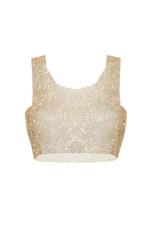 GOLDEN CROP TOP