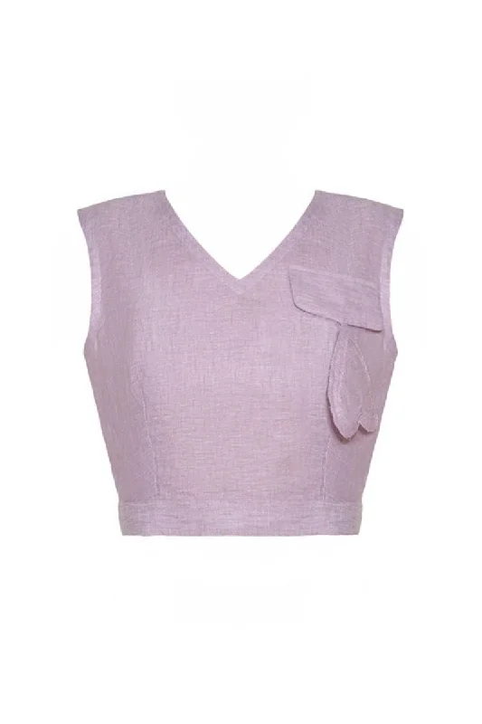 LILAC SWEETHEART CROP TOP