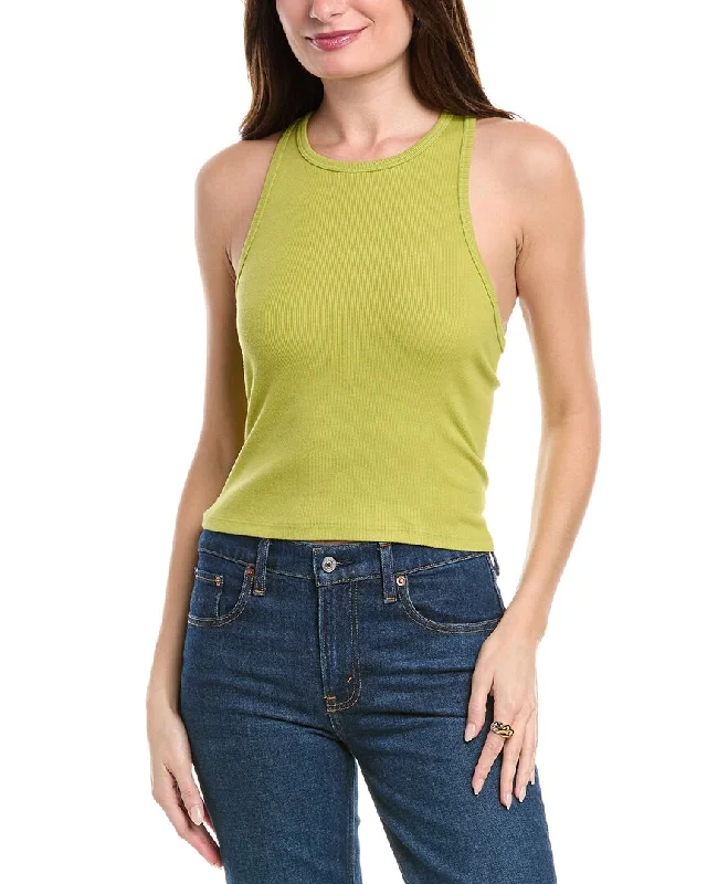 Michael Stars Pina Racer Front Crop Top