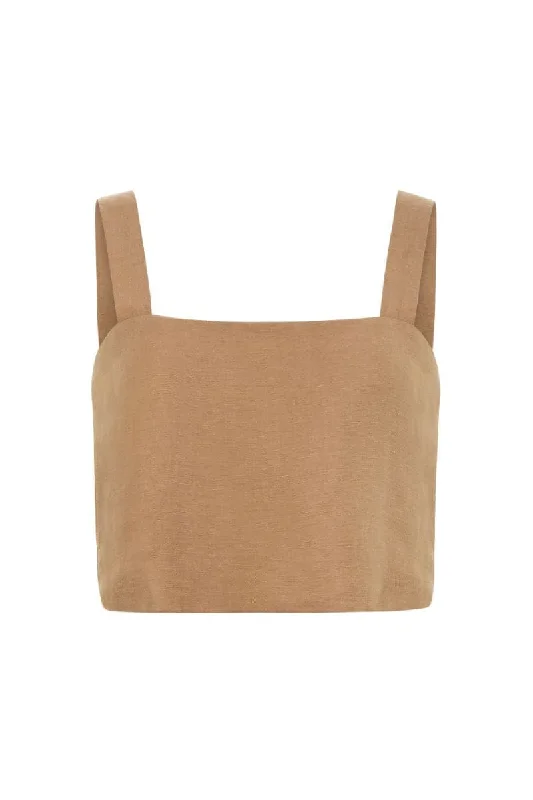 SERENGETI MOCHA CROP TOP